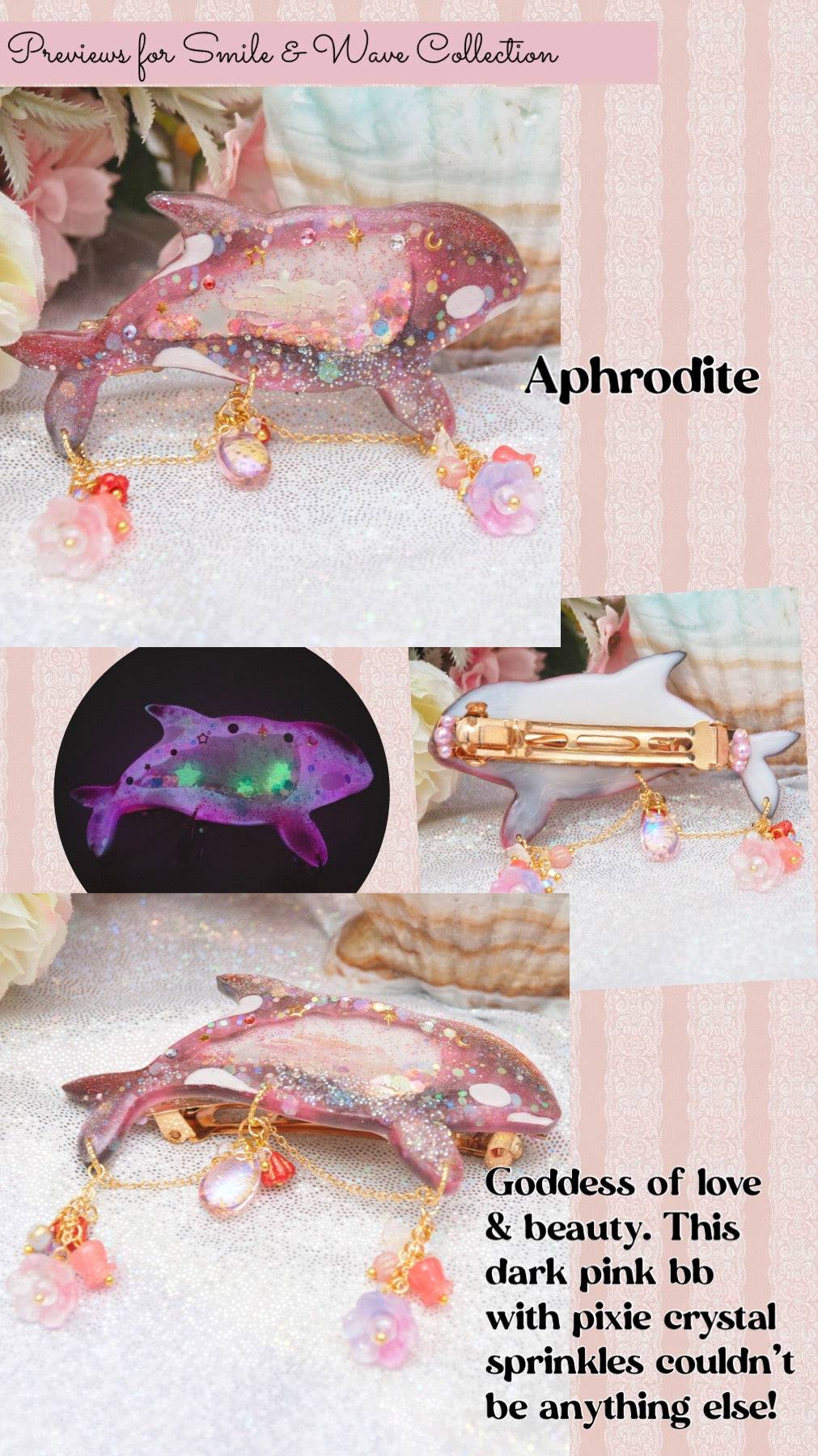 Aphrodite - 7cm Orca Clasp