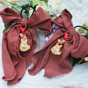 Red foxling Hairtie Charms