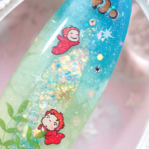 Ponyo Hair clip (Oval)