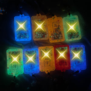 Yellow Tanzaku Charm
