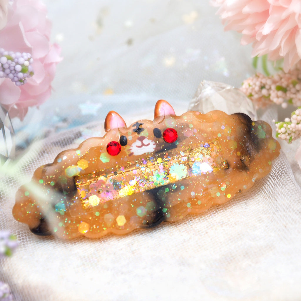 Tiger Barrette (Frilly)