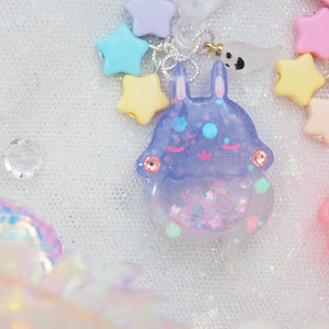 Ghost Bun Charm with Hairtie (Bluepea)