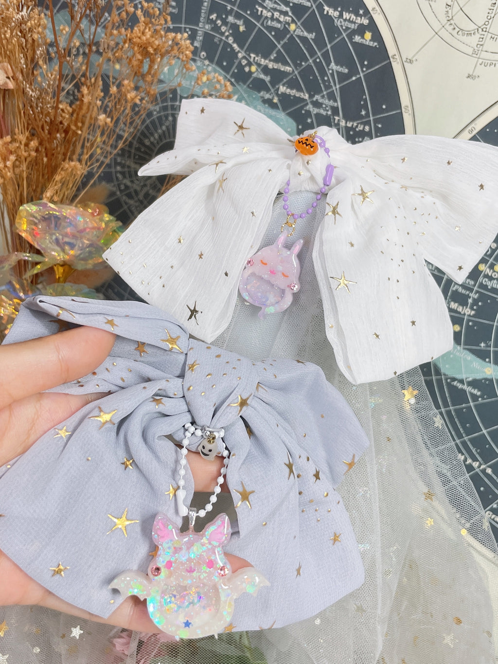 Spooky BBs Starry Hairbow Clasp