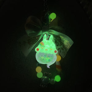 Candy Loop Green Reaper Ghostie Bun Charm