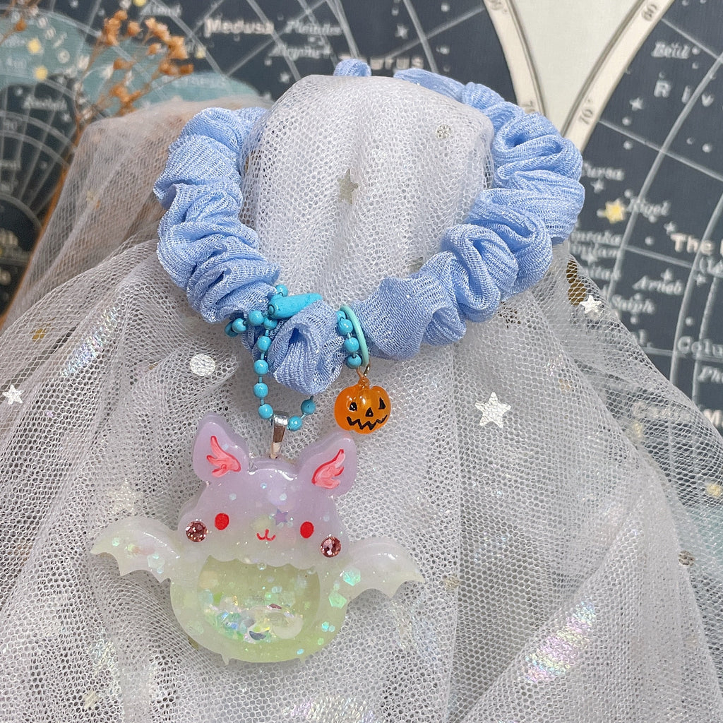 Lime Grape Froot Bat Hairtie