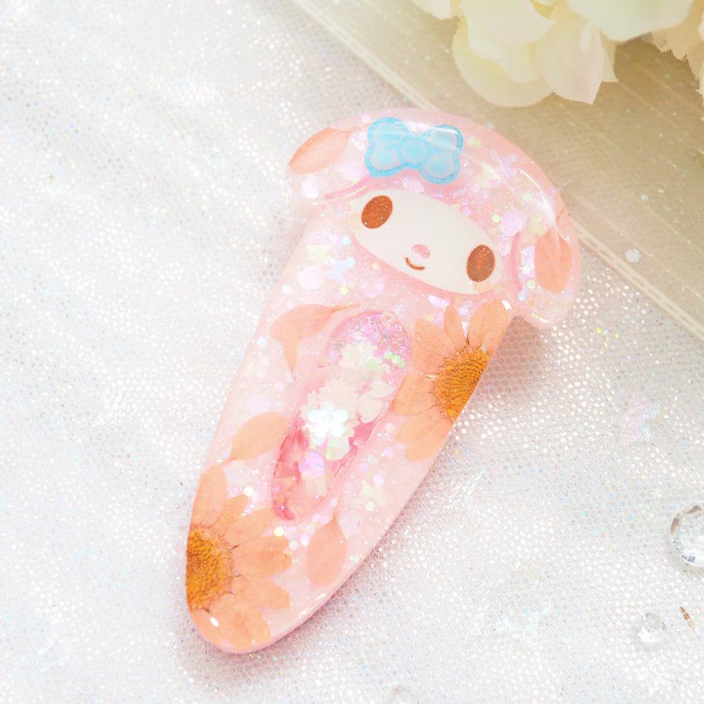Flower Melo (7cm hairclip)