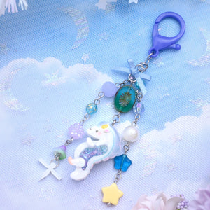Tiny Nighttime Dragon Charm