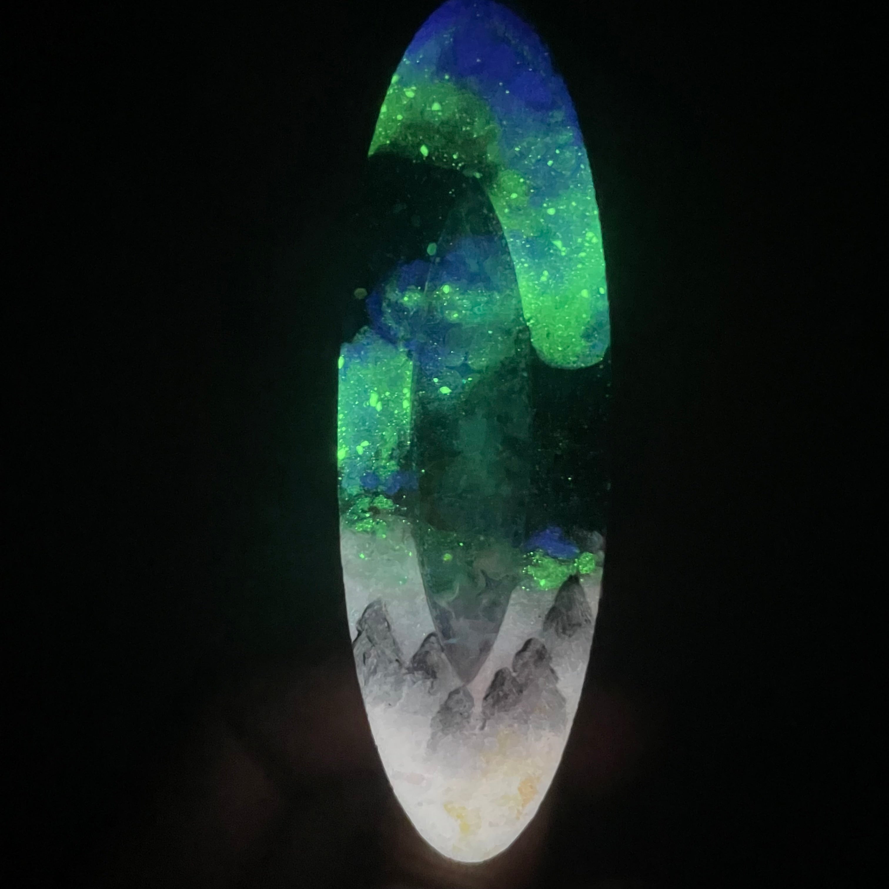 Natural Aurora Clip E (7cm hairclip)