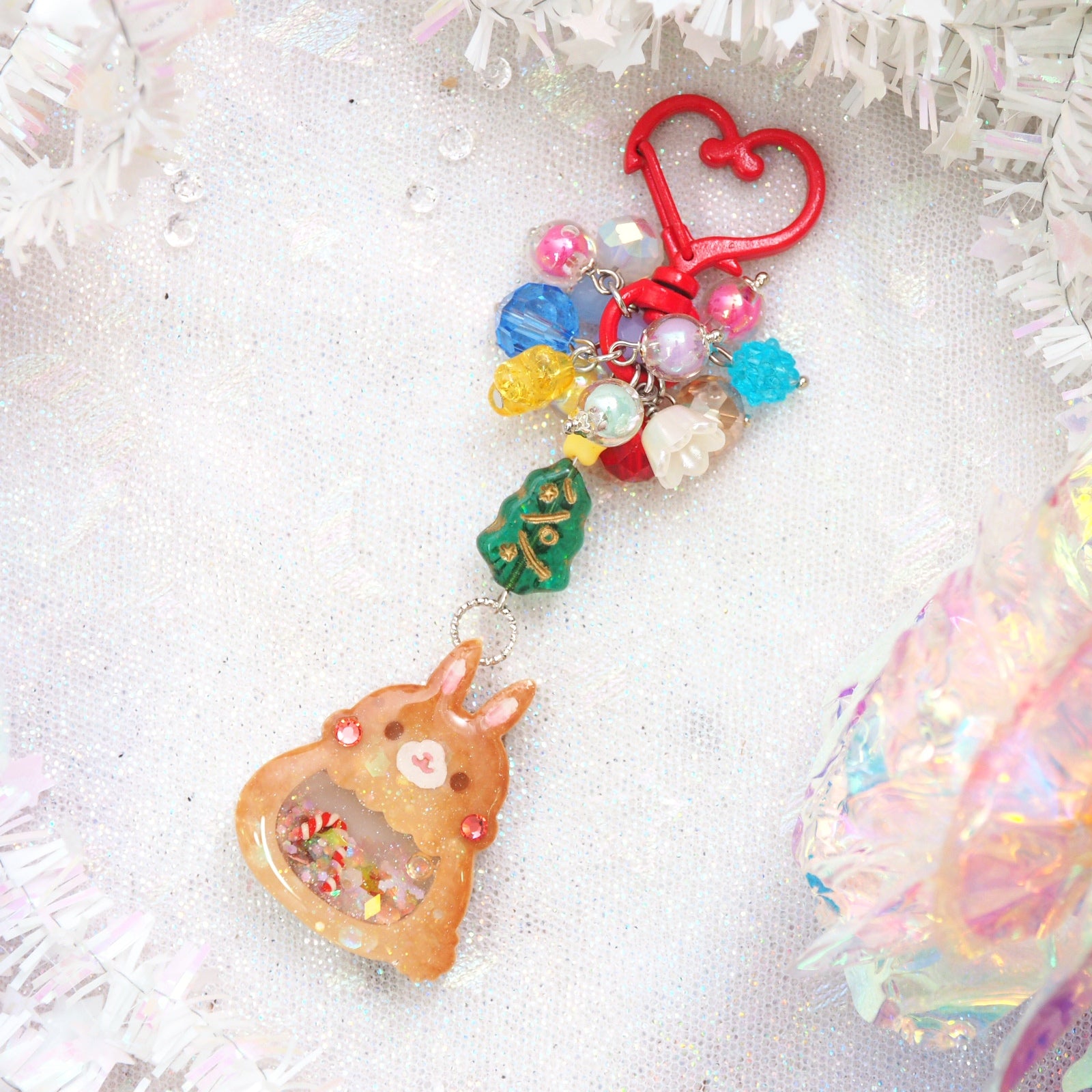 Gingerbread Buns with Ribbon Hairclip
