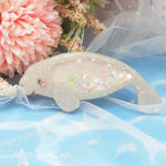Classic Manatee - 6cm teardrop clip