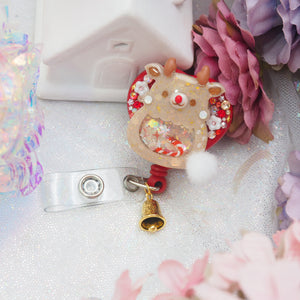 Reindeer Heart Badge Reel
