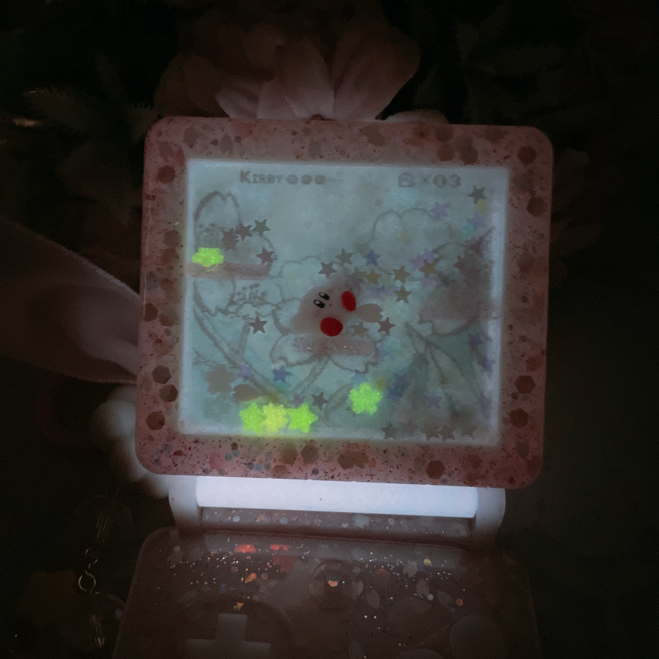 (Instock) Kirby in Sakura Land Game Charm A