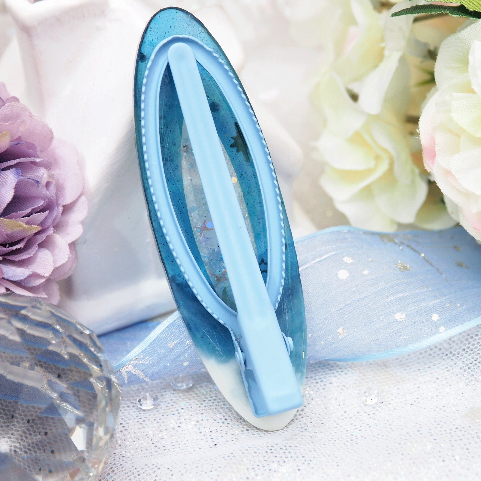 Deluxe Aurora Clip D (7cm hairclip)