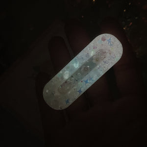 Rainbow Candy Hairclip (Rounded)