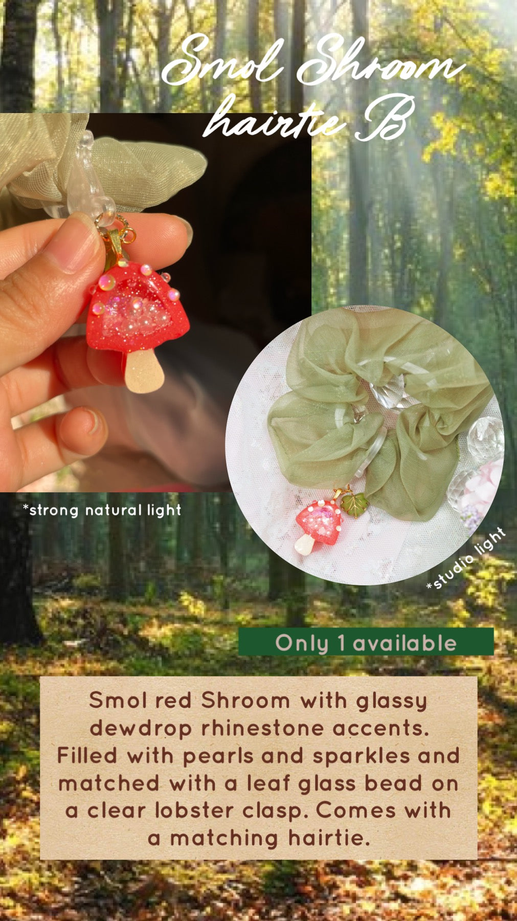 Small Shroom Hairtie B