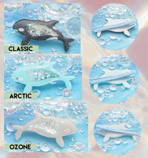 Basic Orca Alligator Hairclips
