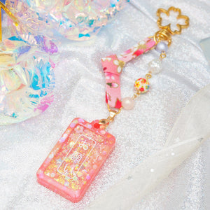 Red Tanzaku Charm