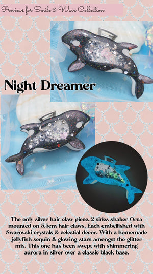 Night Dreamer - Orca 5.5cm Hair Claw
