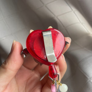 Milk Choco Froot Bat Heart Badge Reel