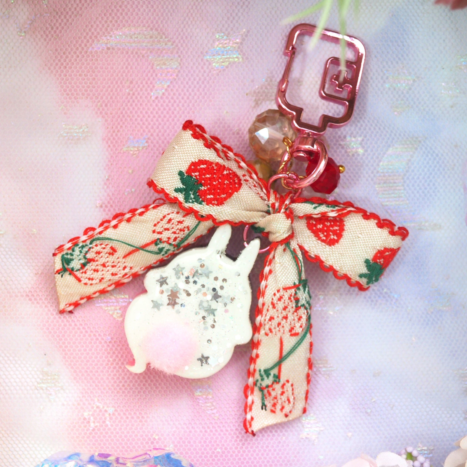 Candy Dipped Ghostie Bun Charm