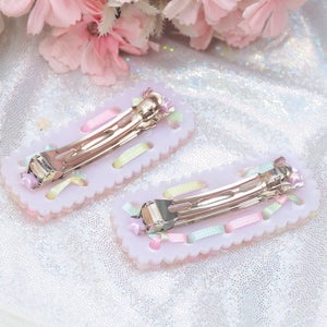 Lace-up Matsuri Barrettes