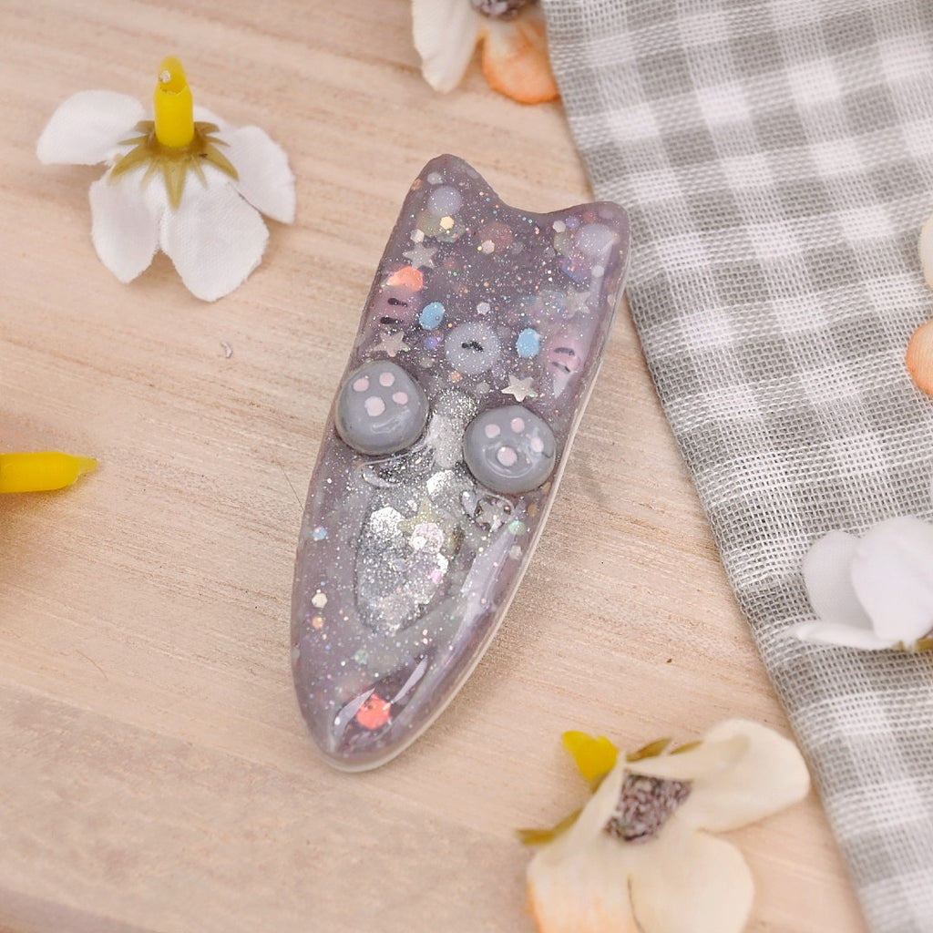 Hairclip  - Dark Grey B