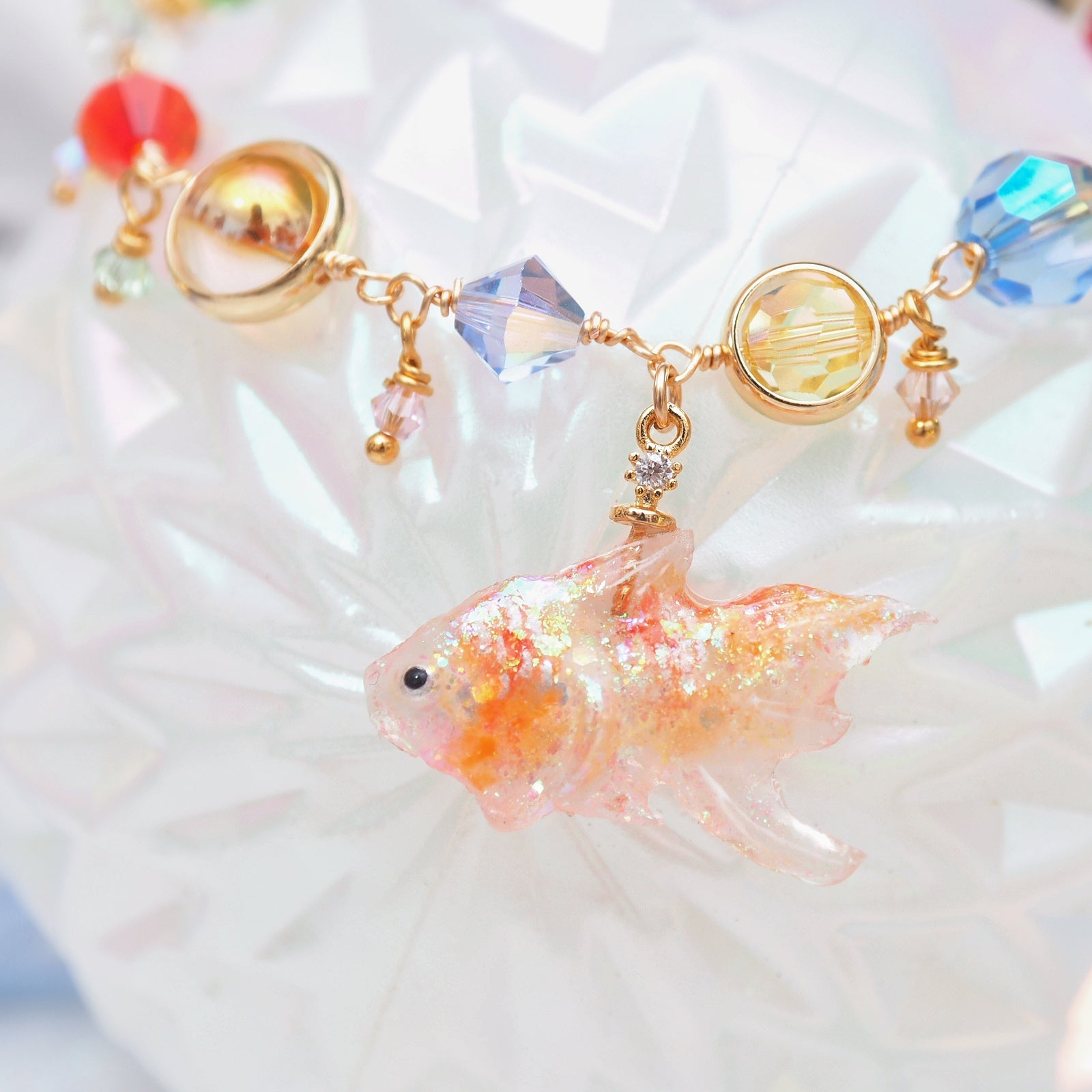 Lumiere Goldfish Crystal Bracelet