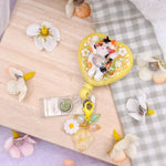 Heart Badge Reel  - Sunshiney Calico