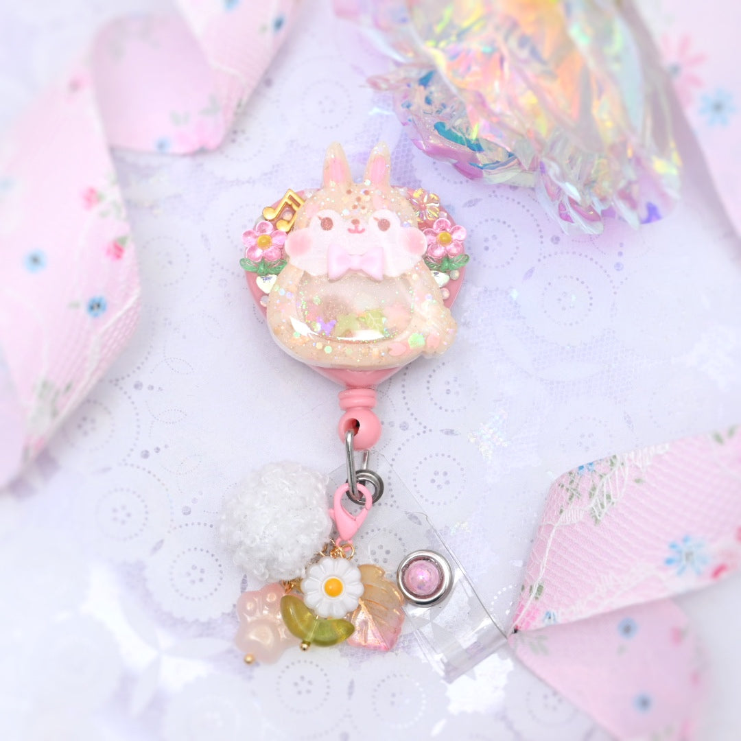 Romantic Fairytale Bunny Badge Reel