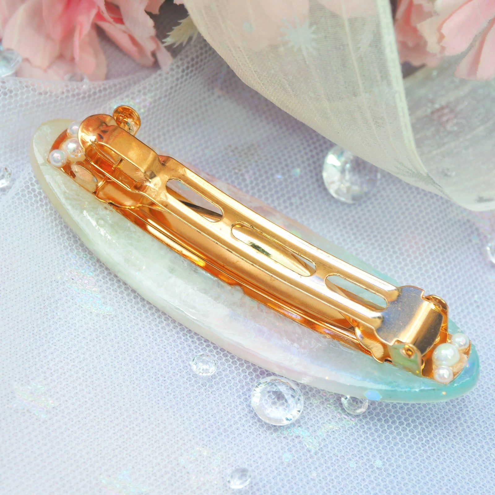 Toccata & Fugue in D Minor Musical barrette (7cm gold clasp)