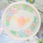 Peach Yogurt Bee Coaster / Trinket Dish
