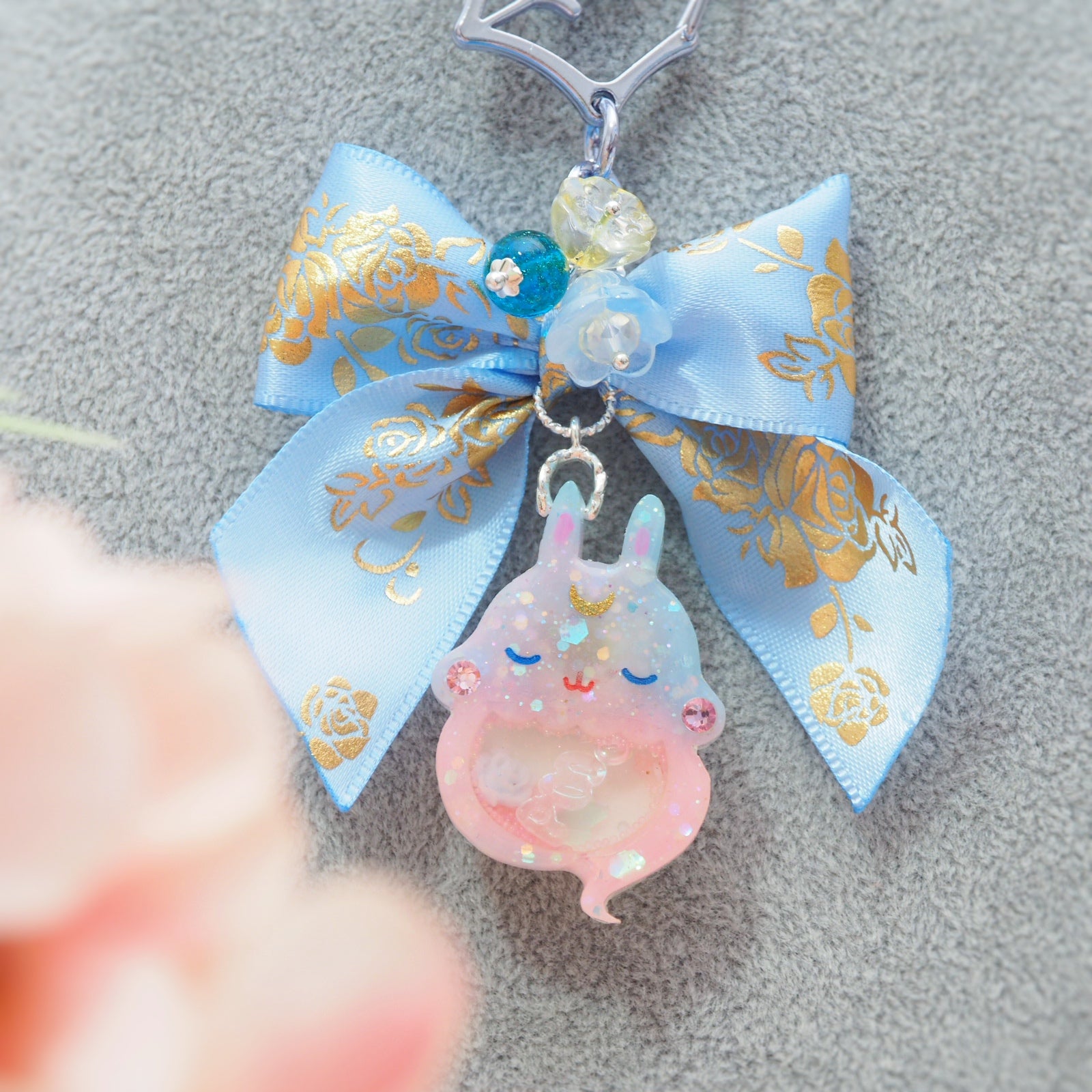 Light Up✨ Ghostie Bun Charm