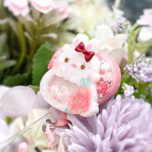 Rose Bunny Badge Reel
