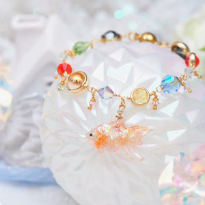 Lumiere Goldfish Crystal Bracelet
