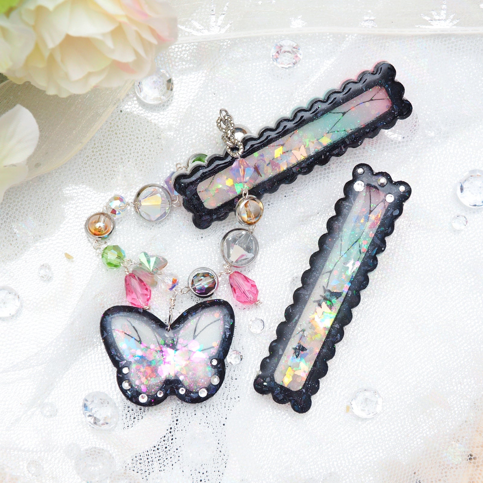 Shinobu Kocho Bracelet & Barrette Set (Premium)