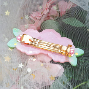 Bed of Pink Roses Barrette