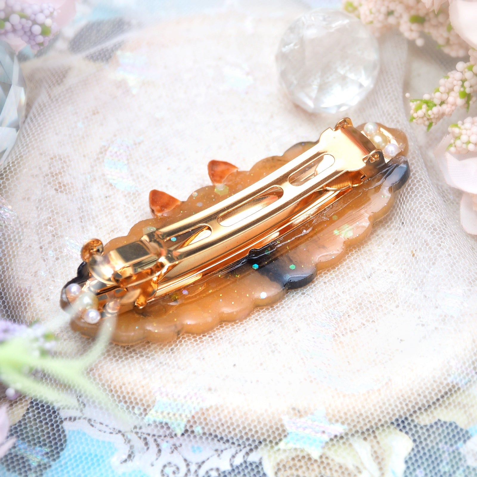 Tiger Barrette (Frilly)