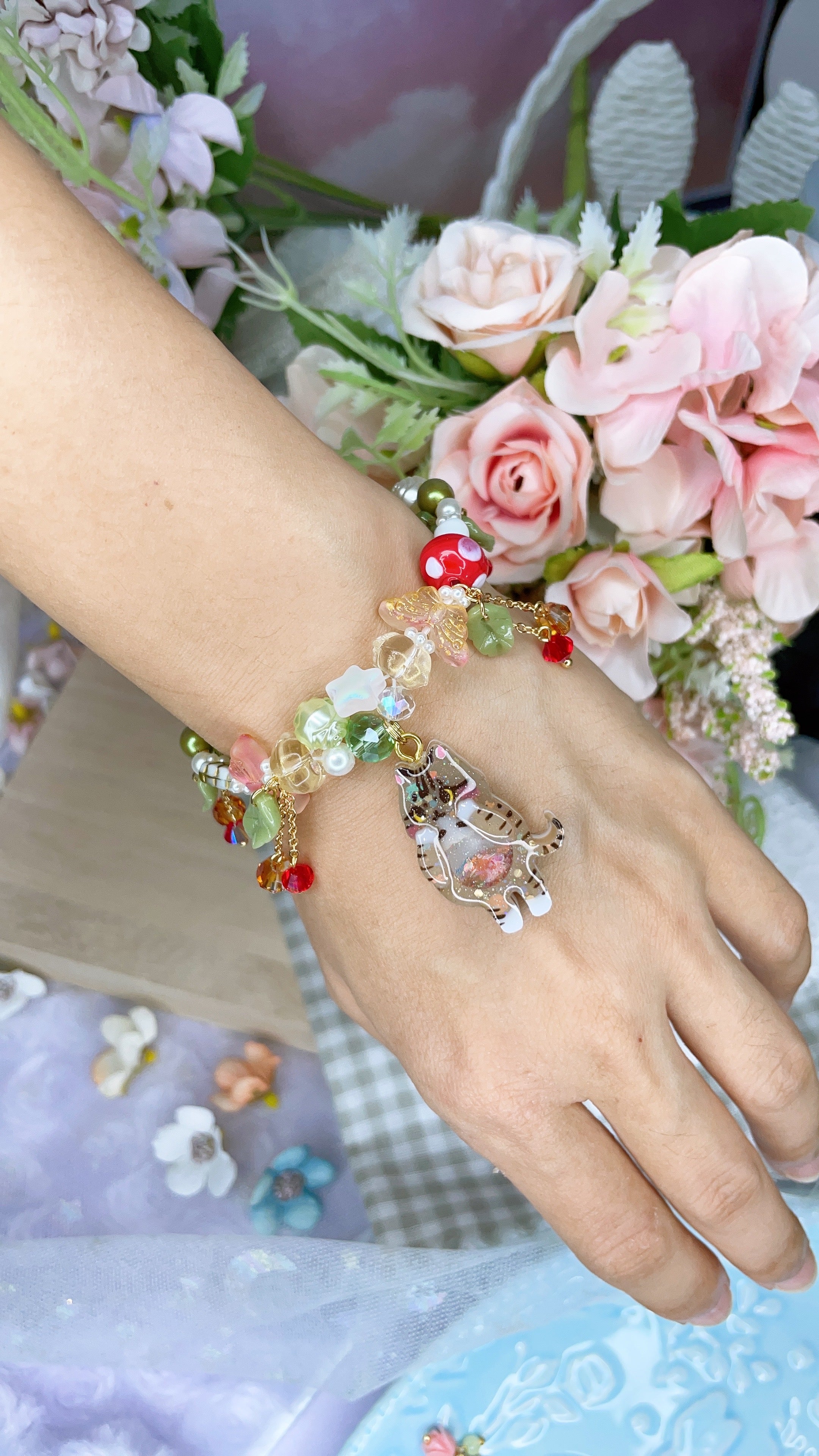 Wild Cherry Bengal Bracelet