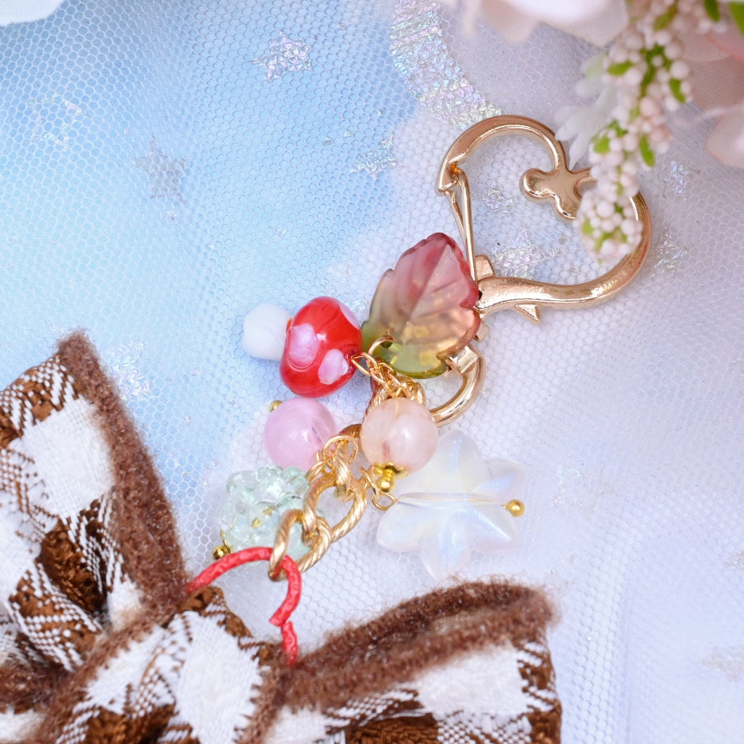 Dark Choco Cookie Bear Charm