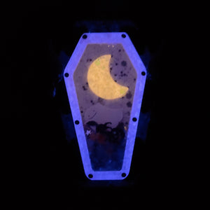 Fly Me To the Moon Laced Coffin Charm