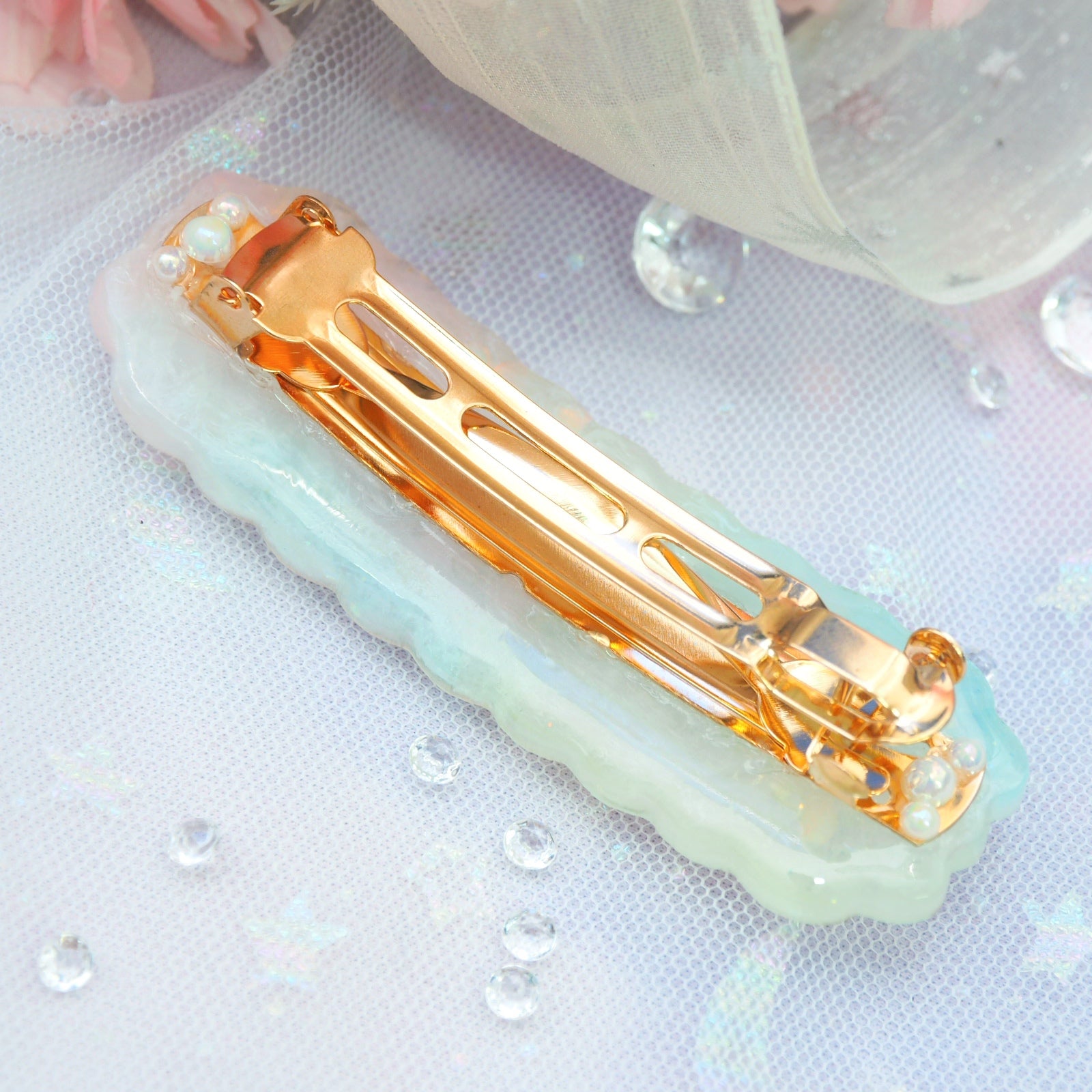 Toccata & Fugue in D Minor Musical barrette (7cm gold clasp)