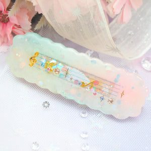 Toccata & Fugue in D Minor Musical barrette (7cm gold clasp)