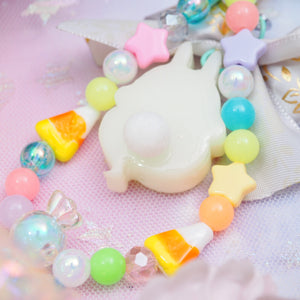 Candy Loop Green Reaper Ghostie Bun Charm