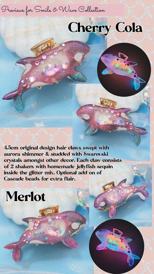 Cherry Cola - Baby Orca 4.5cm Hair Claw