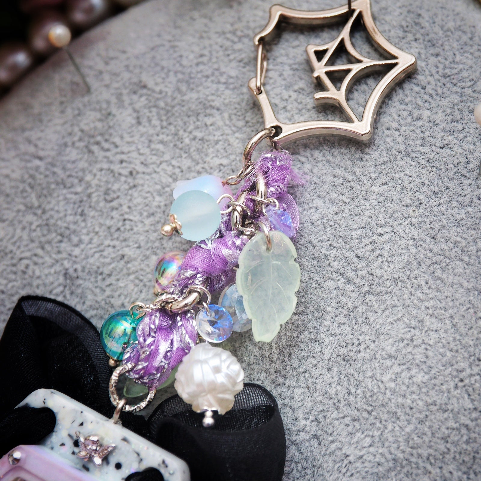 Fly Me To the Moon Laced Coffin Charm