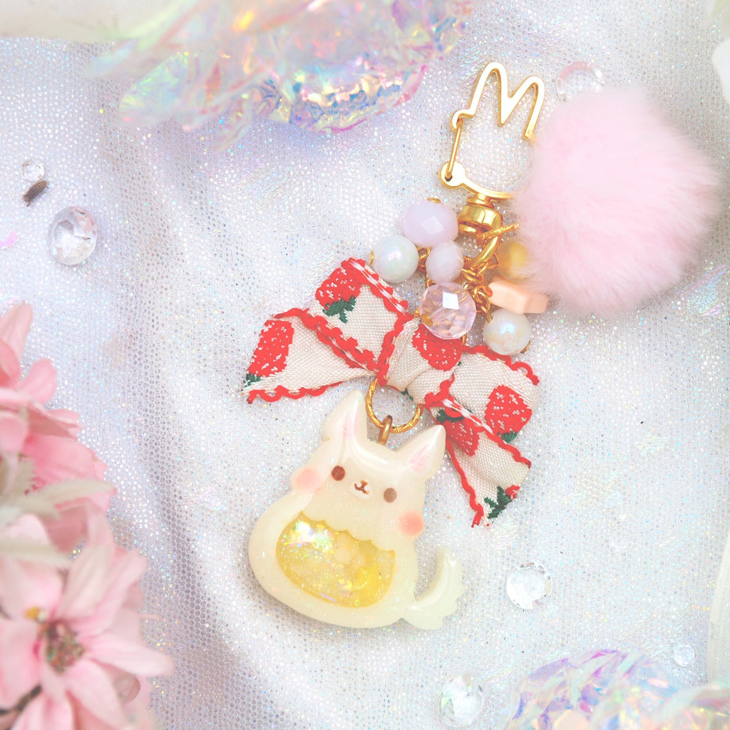 Strawberry Sand Fox Charm