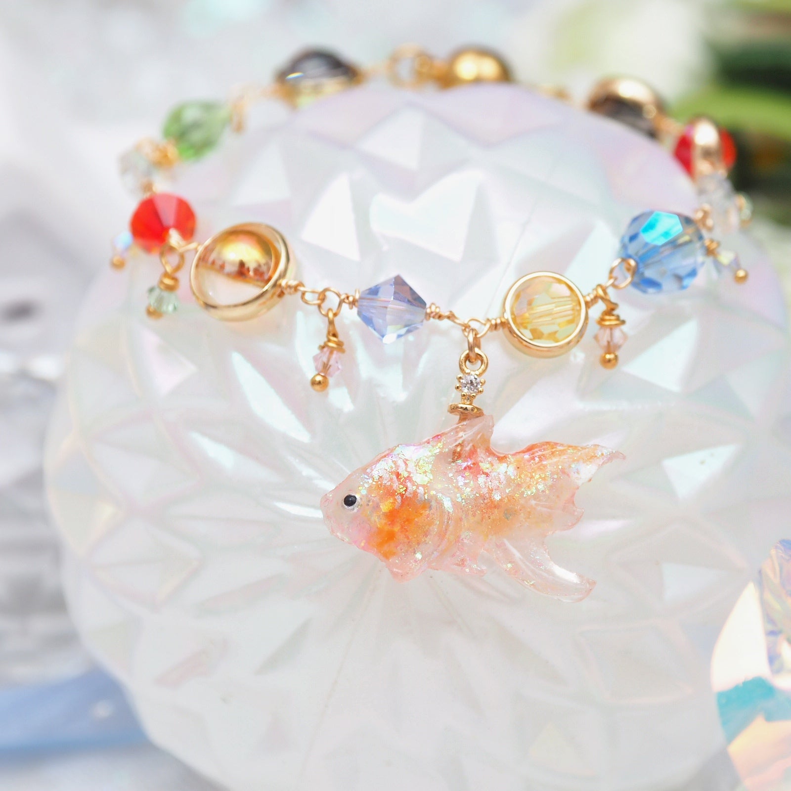 Lumiere Goldfish Crystal Bracelet