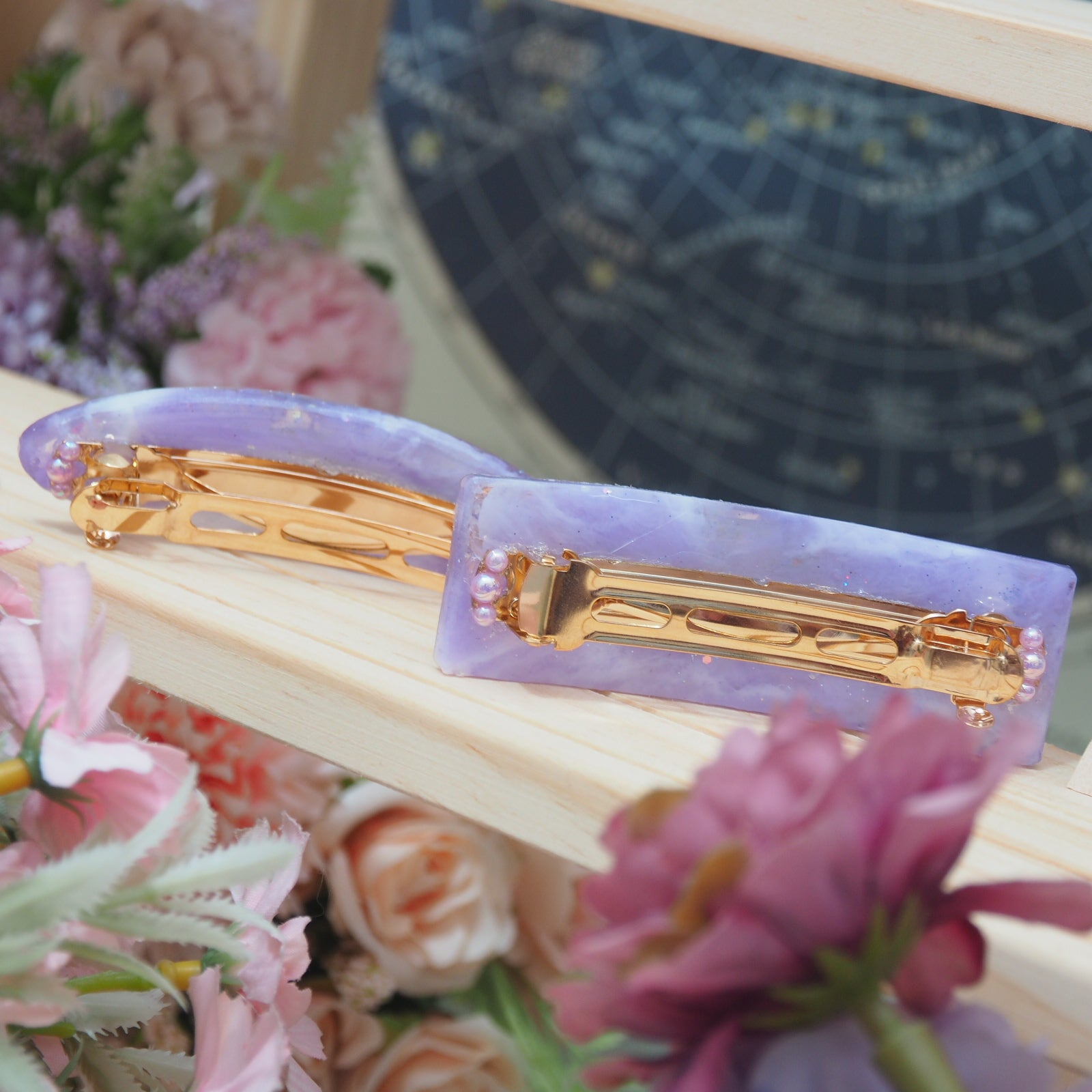 Amethyst Fairy Bar Hairclip