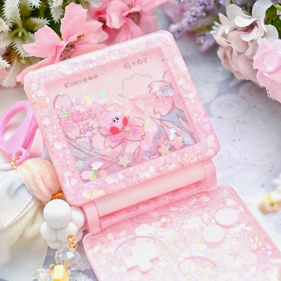 (Instock) Kirby in Sakura Land Game Charm B