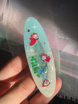 Ponyo Hair clip (Oval)